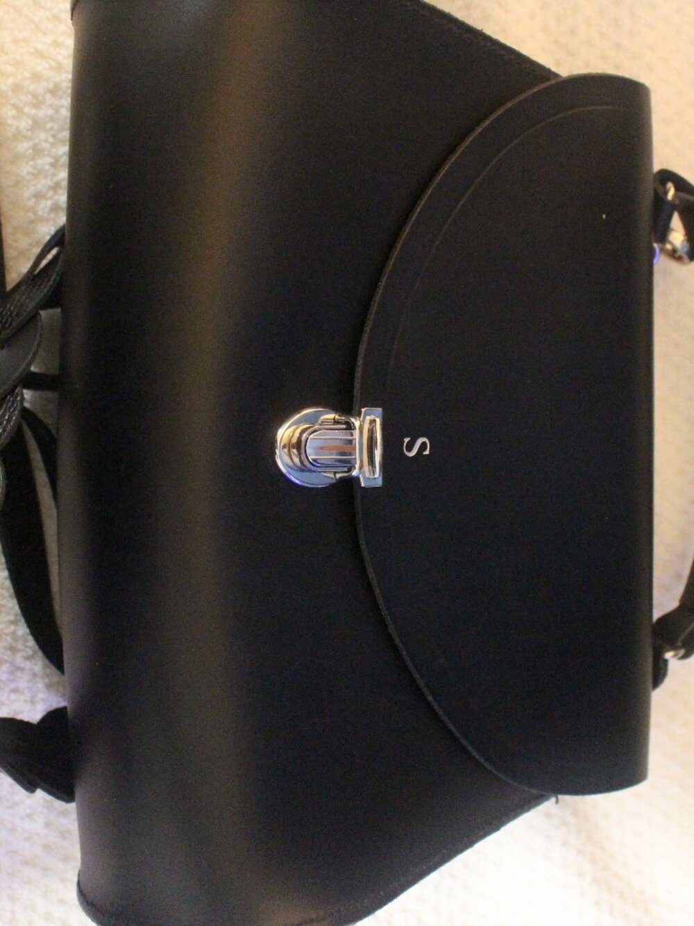 The Cambridge Satchel Co. Black Top Handle Crossbody Bag